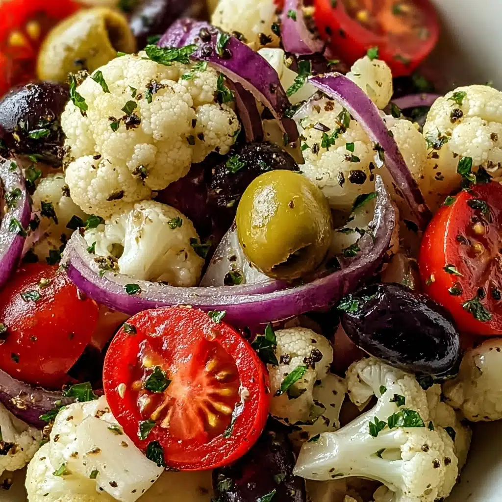 Mediterranean Marinated Cauliflower SaladIngredients Recipe - Recipe Image