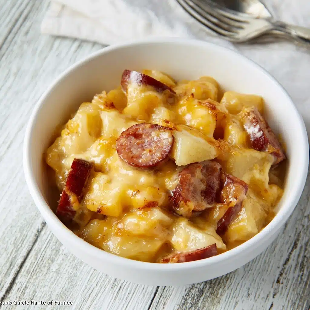 Slow Cooker Sausage and Potato Casserole Recipe - Recipe Image