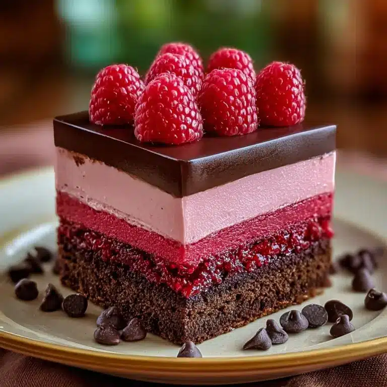 Heavenly Raspberry Chocolate Mousse Cake Recipe