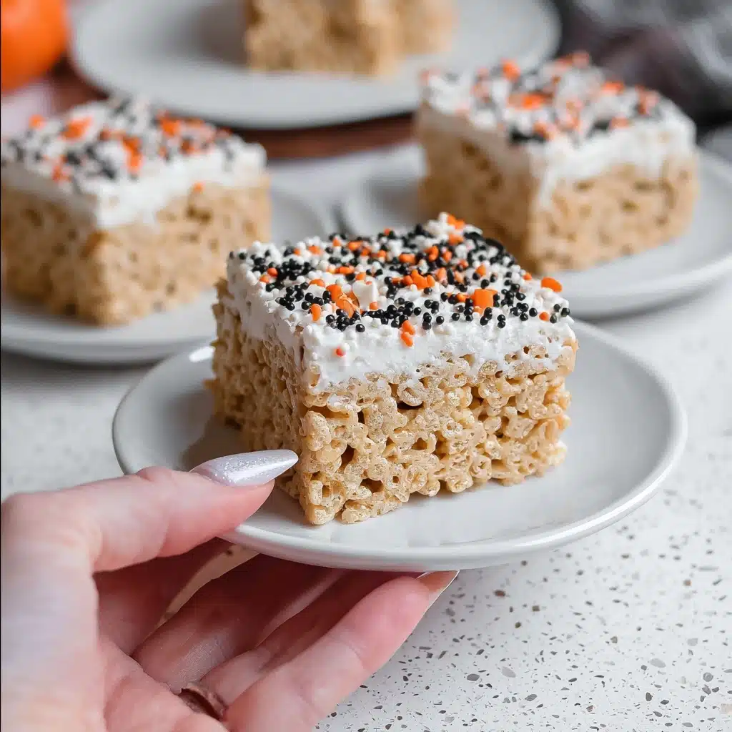 Pumpkin Spice Rice Krispie Treats Recipe - Recipe Image