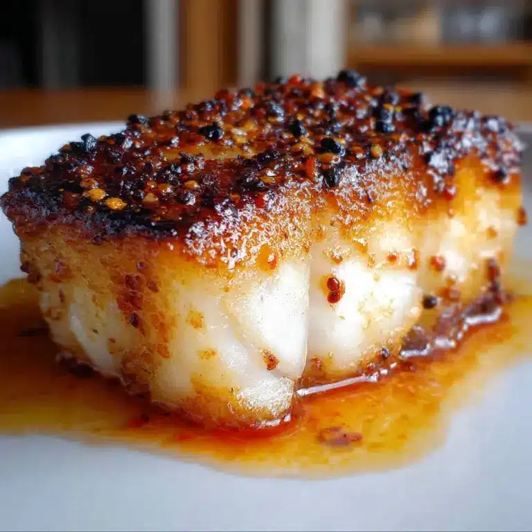 Amazing baked honey marinated cod 4 servings Recipe