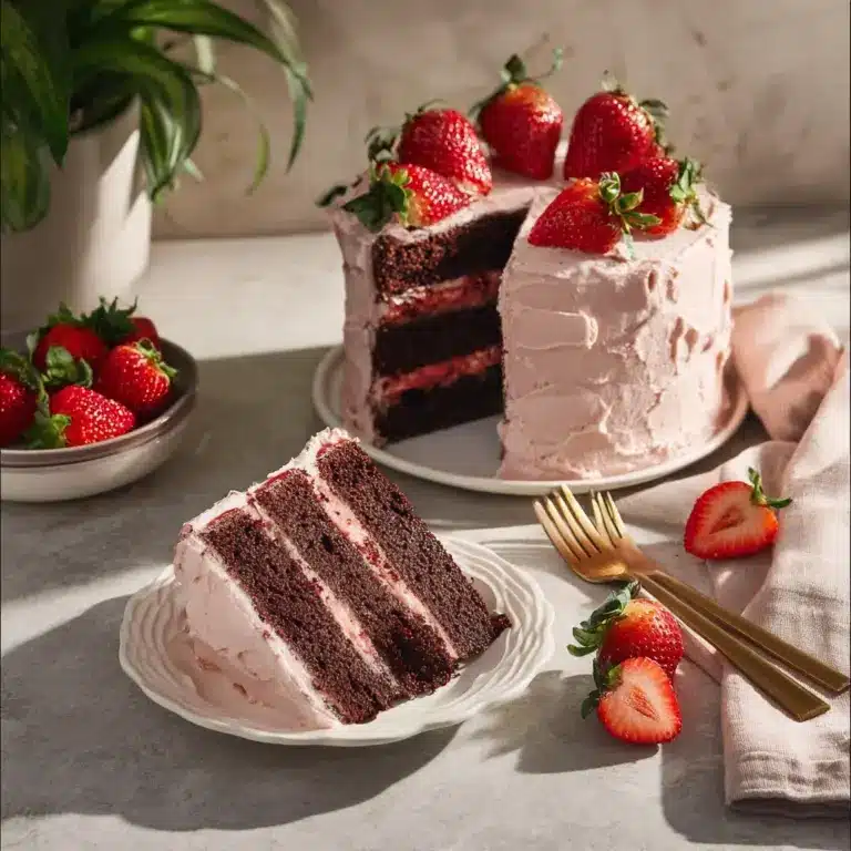 Strawberry Chocolate Cake Recipe