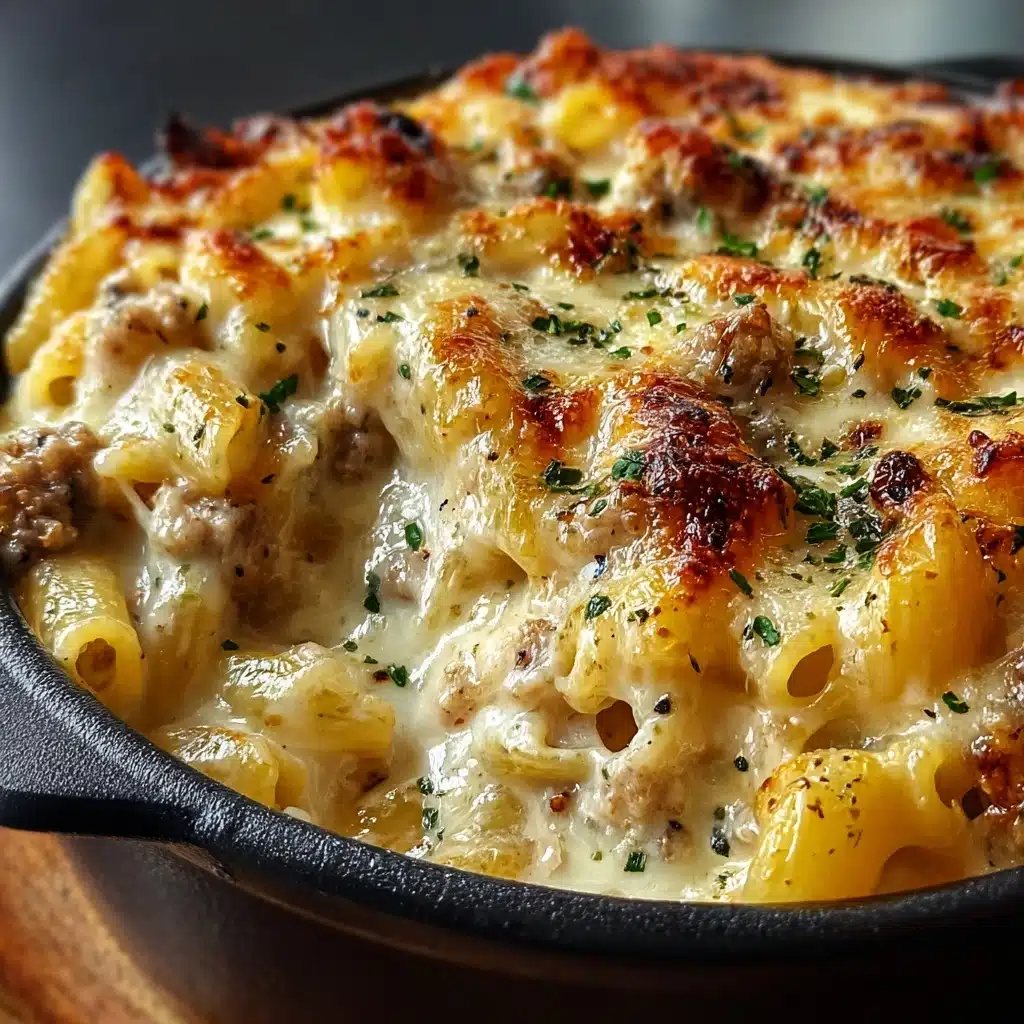 The Best Crockpot Garlic Parmesan Chicken Pasta Recipe - Recipe Image