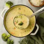 High Protein Broccoli Cheddar Soup Recipe