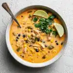 Easy Chicken, Poblano, and Black Bean Soup (Small Batch) Recipe