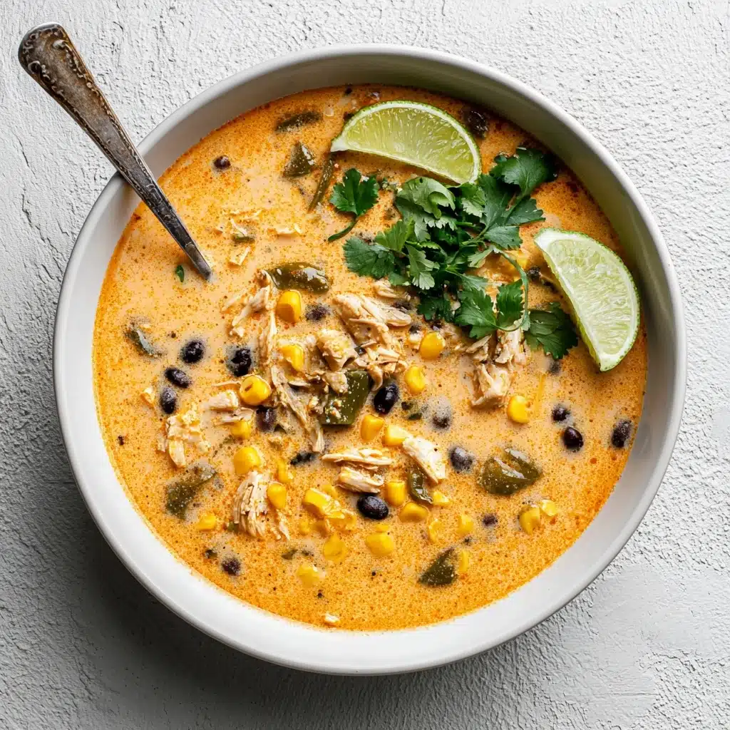 Easy Chicken, Poblano, and Black Bean Soup (Small Batch) Recipe - Recipe Image