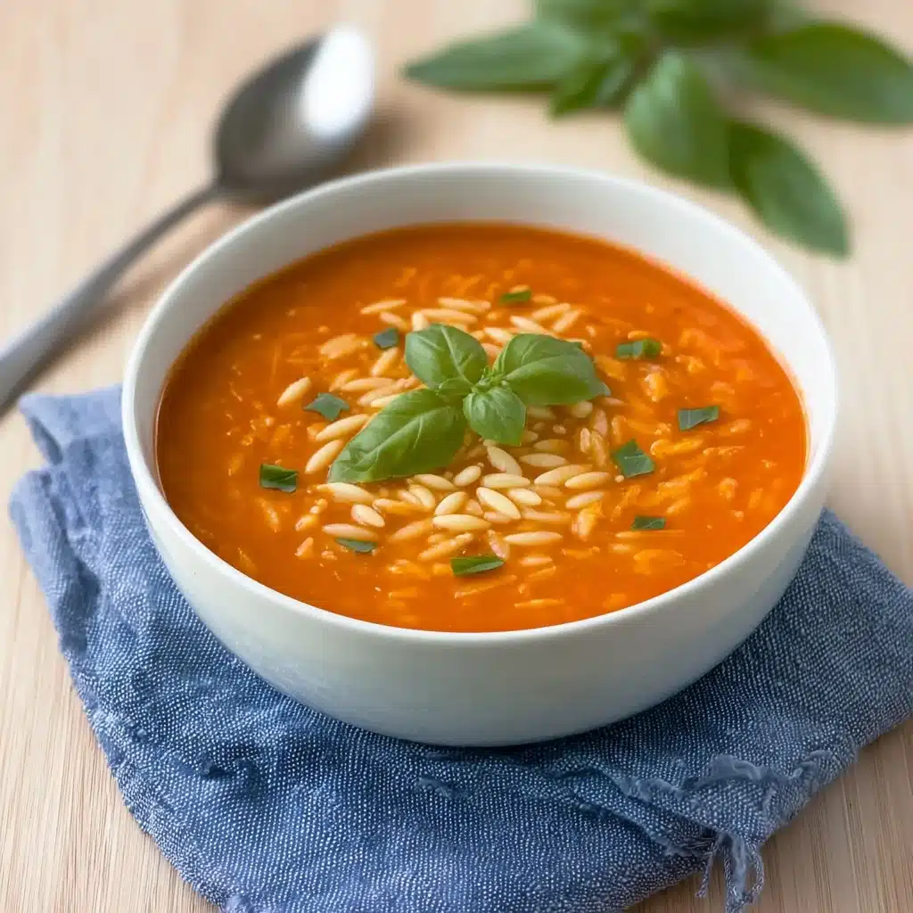 Hearty Tomato Orzo Soup Recipe - Recipe Image