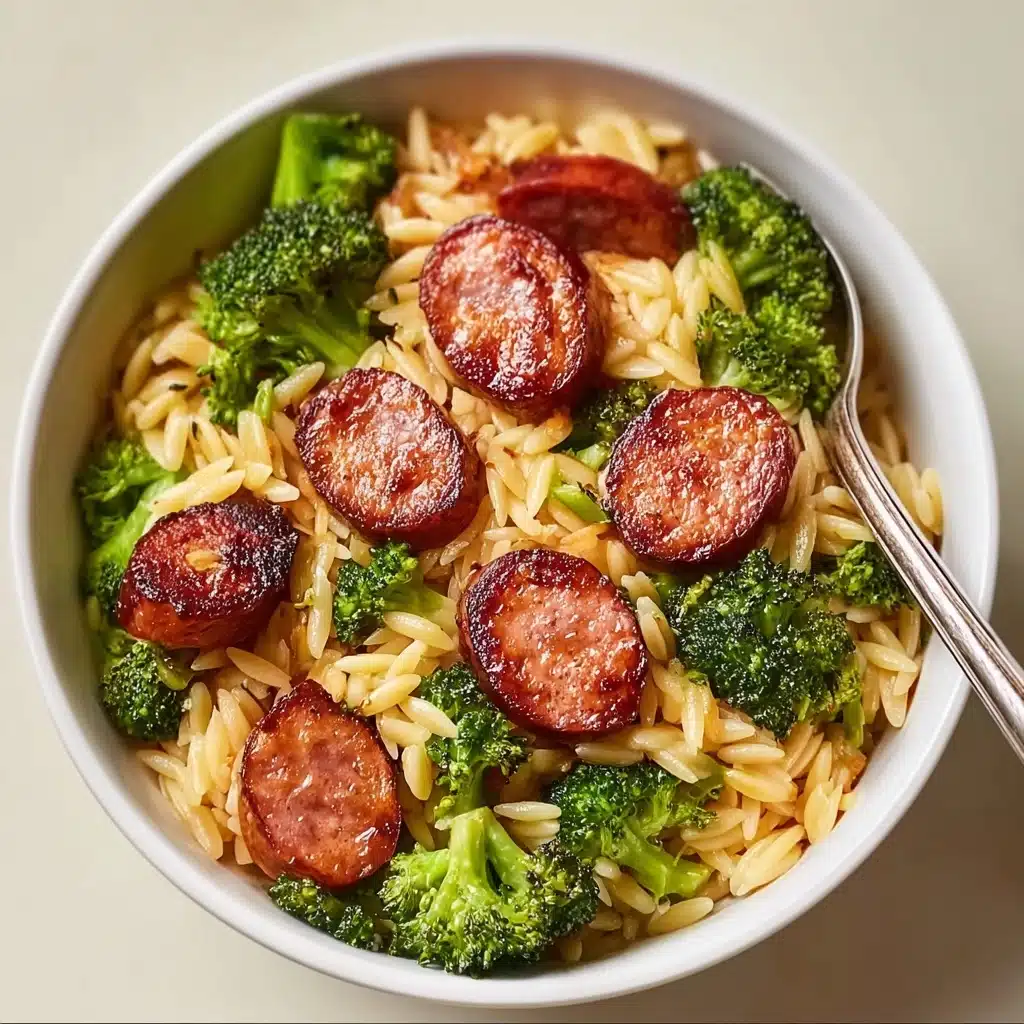 Chicken Sausage and Broccoli Orzo: A Delicious Recipe! Recipe - Recipe Image