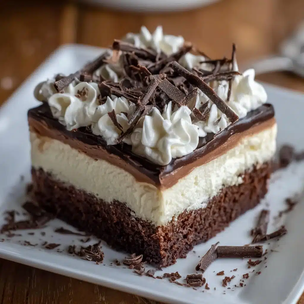 Brownie Refrigerator Cake Recipe - Recipe Image