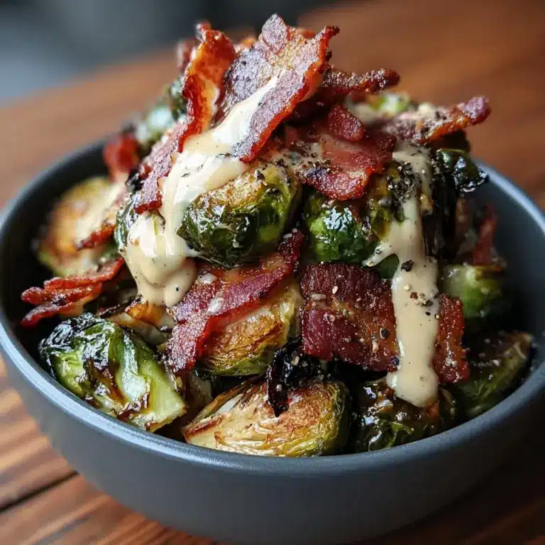 Honey-Glazed Roasted Brussels Sprouts with Bacon Recipe