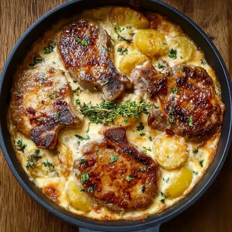 4 bone-in pork chops, about 1-inch thick Recipe