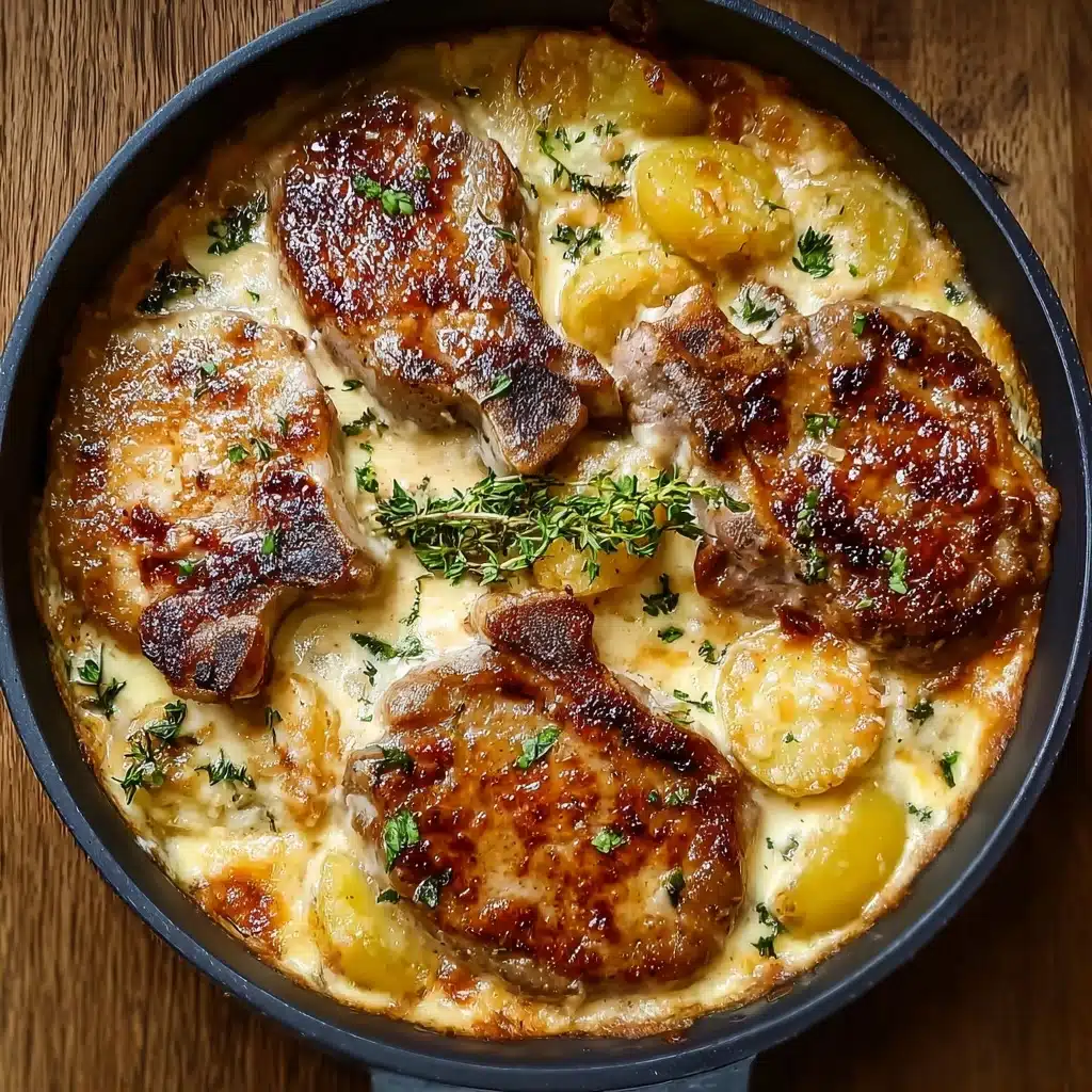 4 bone-in pork chops, about 1-inch thick Recipe - Recipe Image