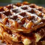 Apple Fritter Waffle Donuts Recipe