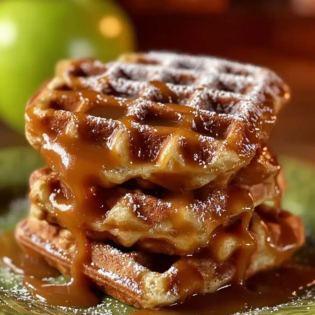 Apple Fritter Waffle Donuts Recipe - Recipe Image