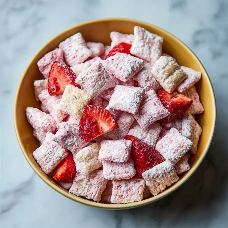 Strawberry Shortcake Puppy Chow Recipe
