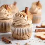 Apple Cider Cupcakes with Spiced Buttercream Frosting Recipe