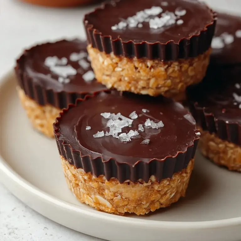 Decadent Dark Chocolate Oatmeal Cups Recipe