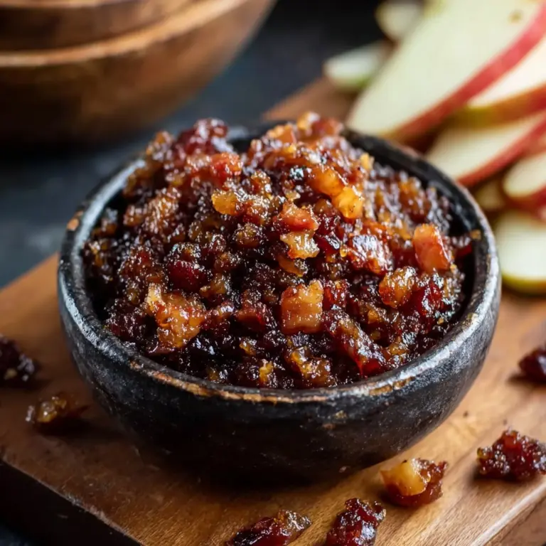 Apple Whiskey Bacon Jam Recipe