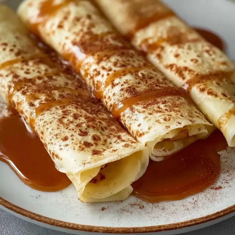 Cinnamon Roll Protein Crepes (No Powder Needed!) Recipe