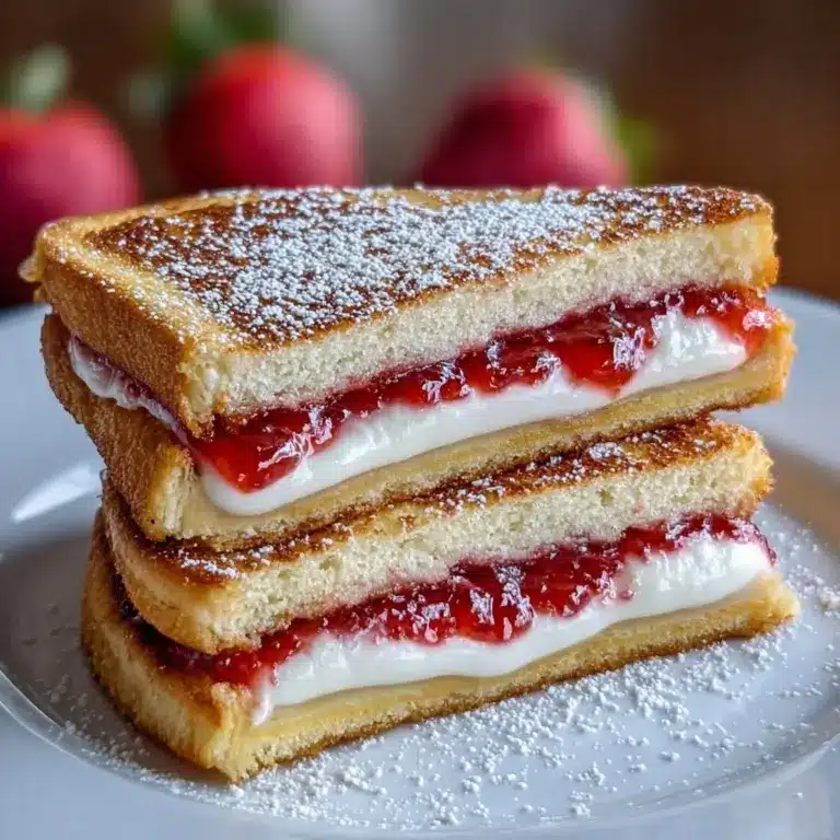 Fried Strawberry Cheesecake Sandwiches Recipe