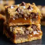 Salted Caramel Chocolate Chip Cookie Bars Recipe