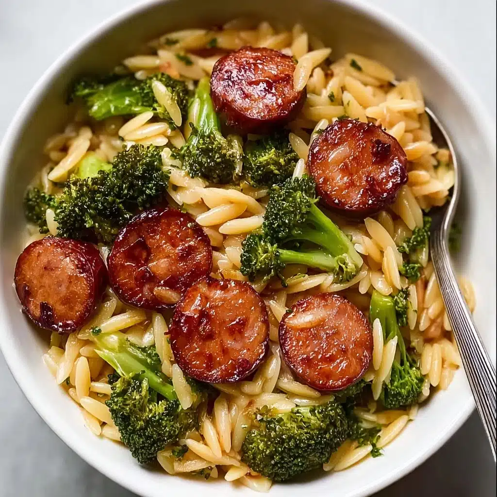 Chicken Sausage and Broccoli Orzo: A Delicious Recipe! Recipe - Recipe Image