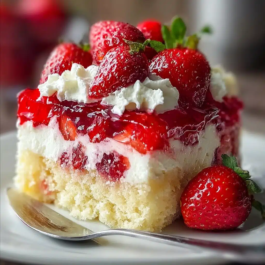 Strawberry Earthquake Cake Recipe - Recipe Image