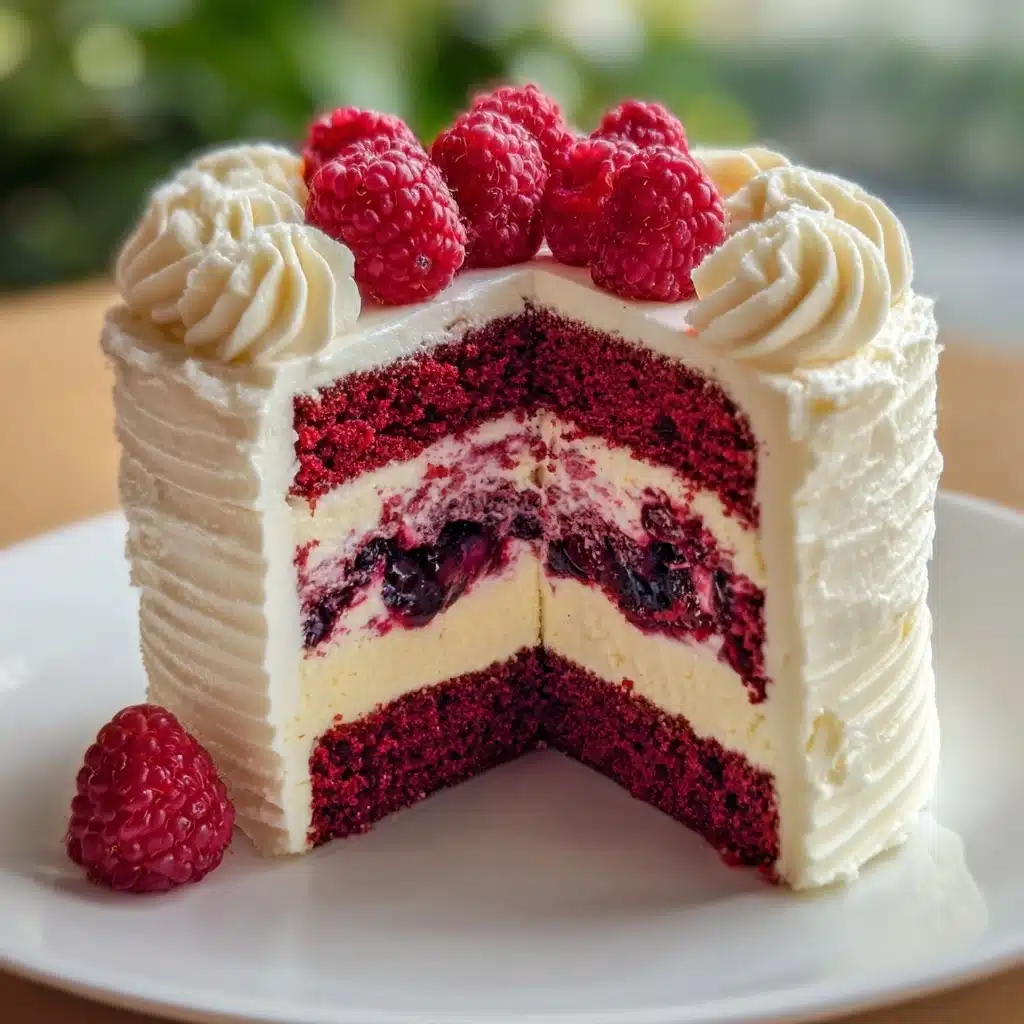 White Chocolate Raspberry Cake Recipe - Recipe Image