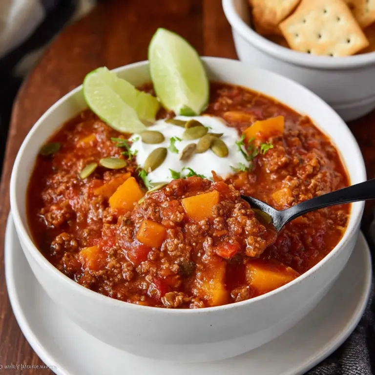 Pumpkin Chili Recipe