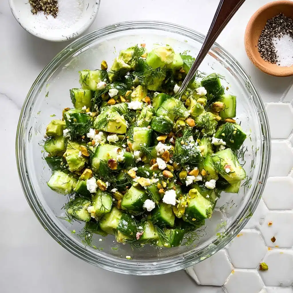 Smashed Cucumber Salad - With Feta and Dill Recipe - Recipe Image