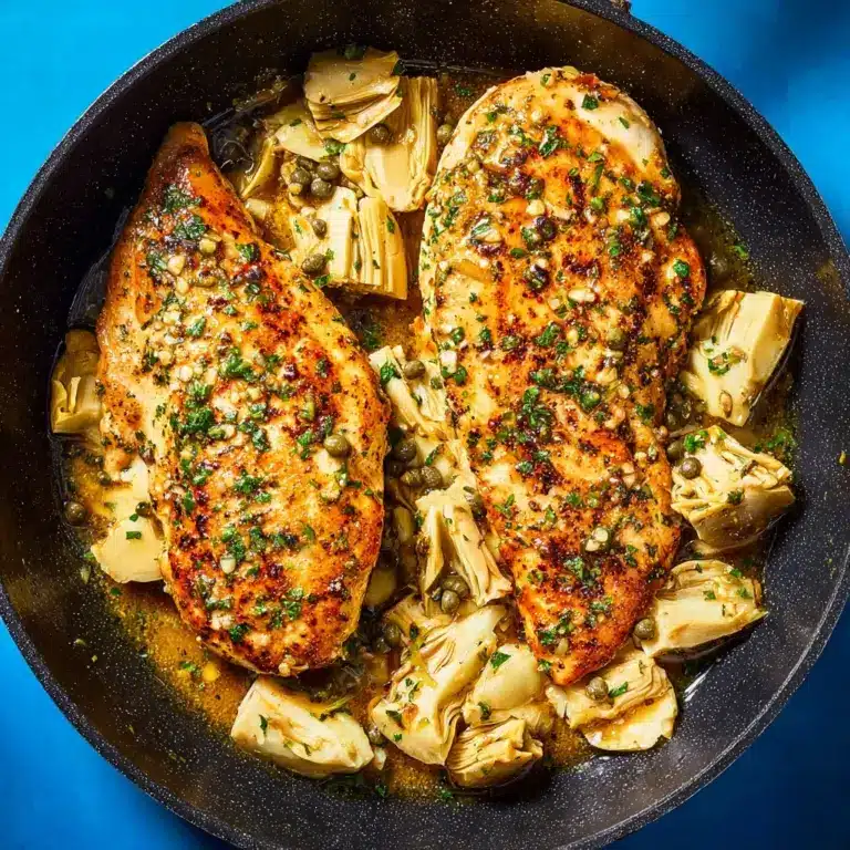 Tasty Chicken Breast with Artichoke Hearts Recipe