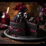 Spooky Black Velvet Halloween Cake Recipe