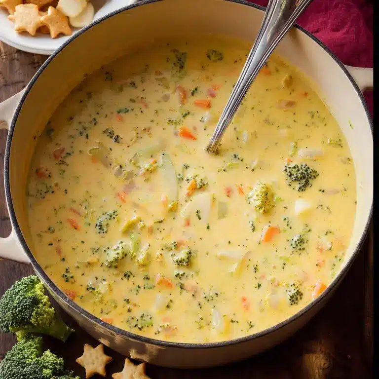 Broccoli Potato Cheese Soup Recipe