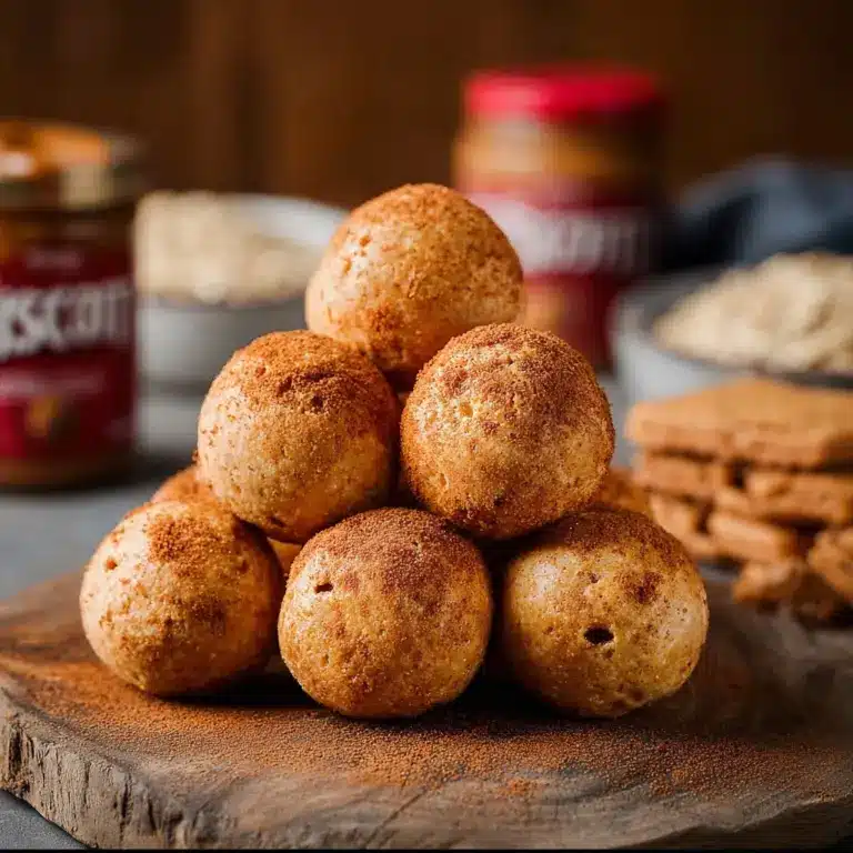 Biscoff Cheesecake Protein Balls Recipe