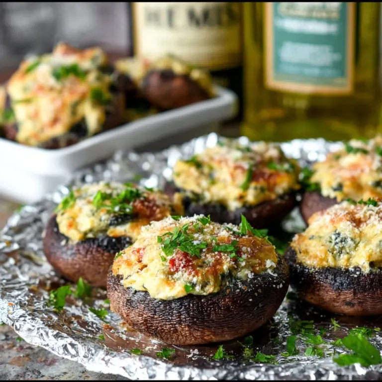 Crab Stuffed Mushrooms Recipe