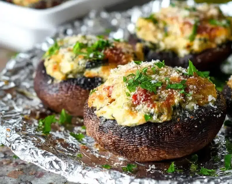 Crab Stuffed Mushrooms Recipe