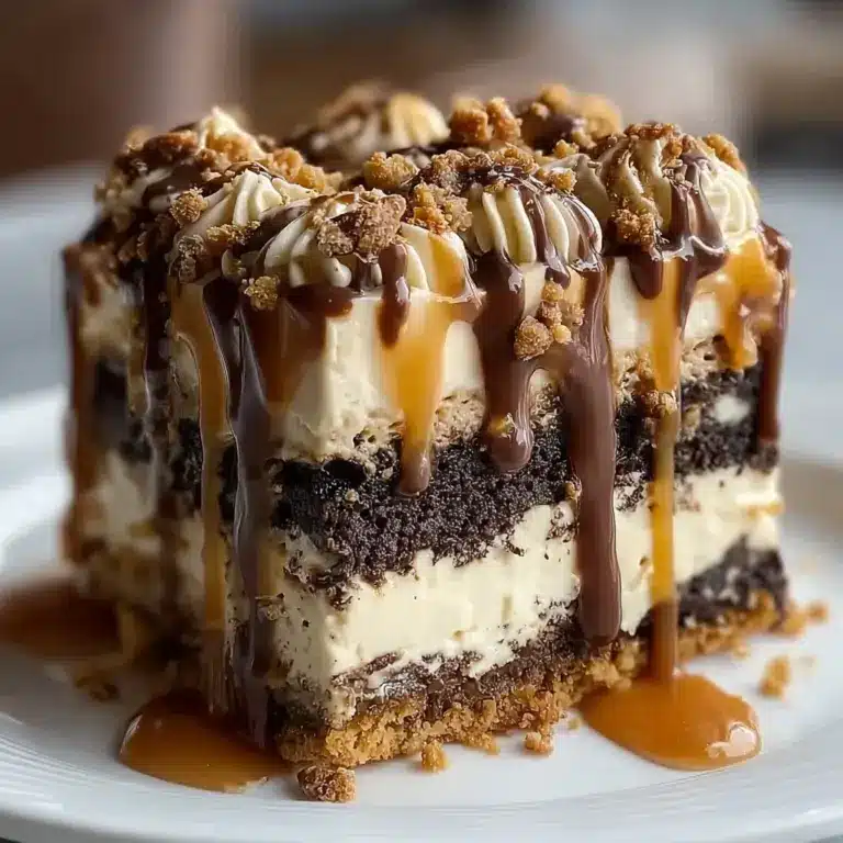 Caramel Toffee Crunch Cake Recipe