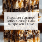 Caramel Toffee Crunch Cake Recipe