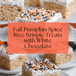 Pumpkin Spice Rice Krispie Treats Recipe