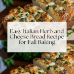 Italian Herbs and Cheese Bread Recipe