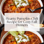 Pumpkin Chili Recipe