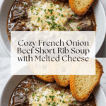 French Onion Beef Short Rib Soup Recipe