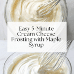 5 Minute Healthy Cream Cheese Frosting Recipe