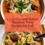 Creamy Italian Meatball Soup Recipe