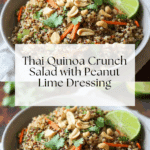 Thai Quinoa Crunch Salad: A Refreshing Healthy Delight! Recipe