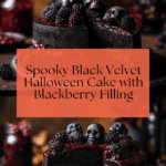 Spooky Black Velvet Halloween Cake Recipe