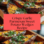 Garlic Parmesan Sweet Potato Wedges Recipe