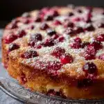 Cranberry Orange Breakfast Cake Recipe