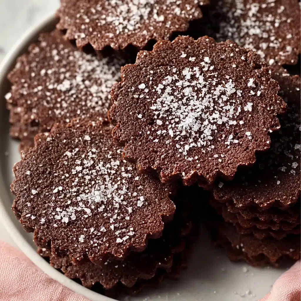 Rich Chocolate Shortbread Cookies Recipe - Recipe Image