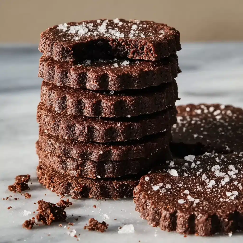 Rich Chocolate Shortbread Cookies Recipe - Recipe Image